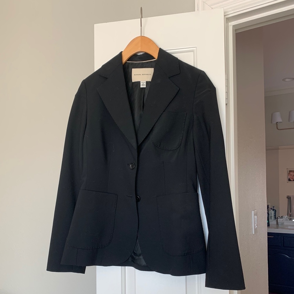 Black Banana Republic Suit (pants & jacket)